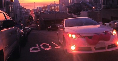 Medium lyft pink mustache