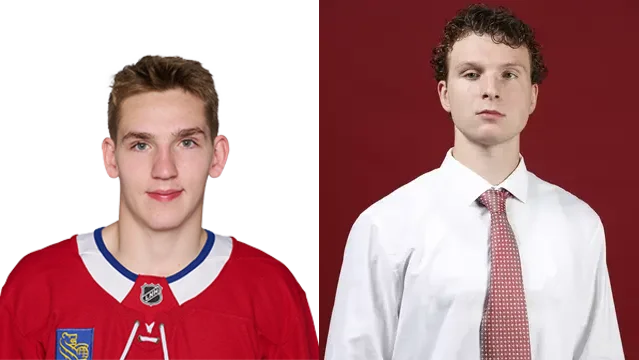 Lane Hutson and Bryce Smith