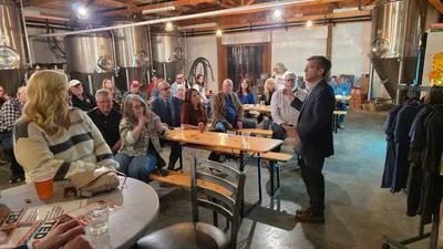 Ted Dabrowski pictured at the Jackson County Big Muddy Brewing meet and greet