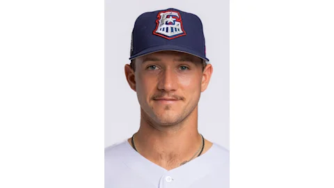 Cooper Johnson plays as Round Rock Express defeat Las Vegas Aviators 14-11 on June 16