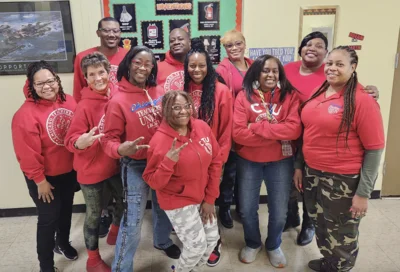 A group of Chicago Teachers Union members who participated in the September 5 walkout.