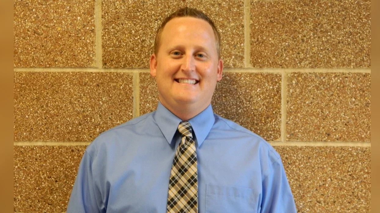 Tyler Broders Principal of Nelson Prairie School in New Lenox