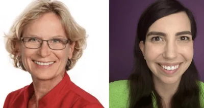 Laura Hois (left) is challenging incumbent State Rep. Anne Stava-Murray (right) in the 2026 race for Illinois House District 81.