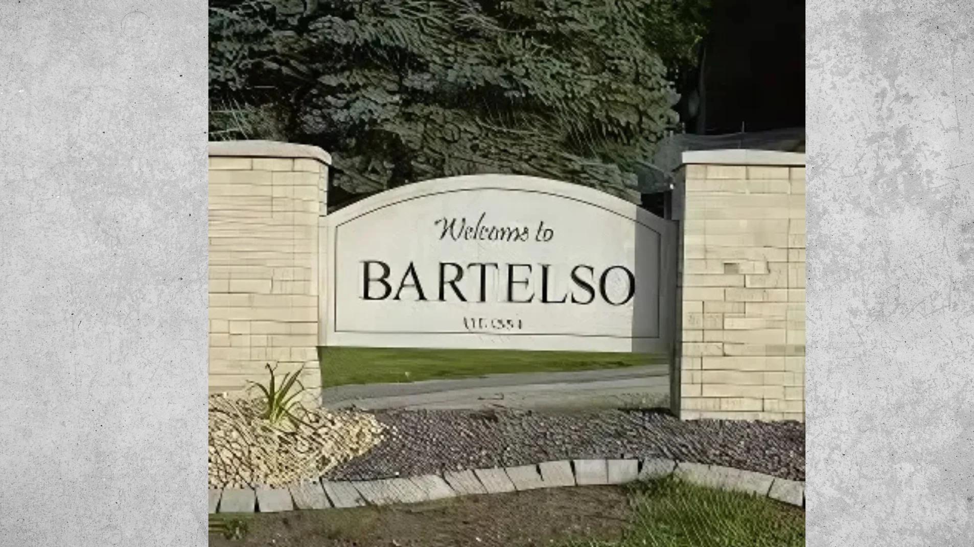 Village of Bartelso, Welcome Sign Photo