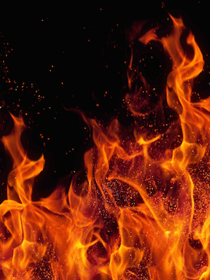 Medium fire
