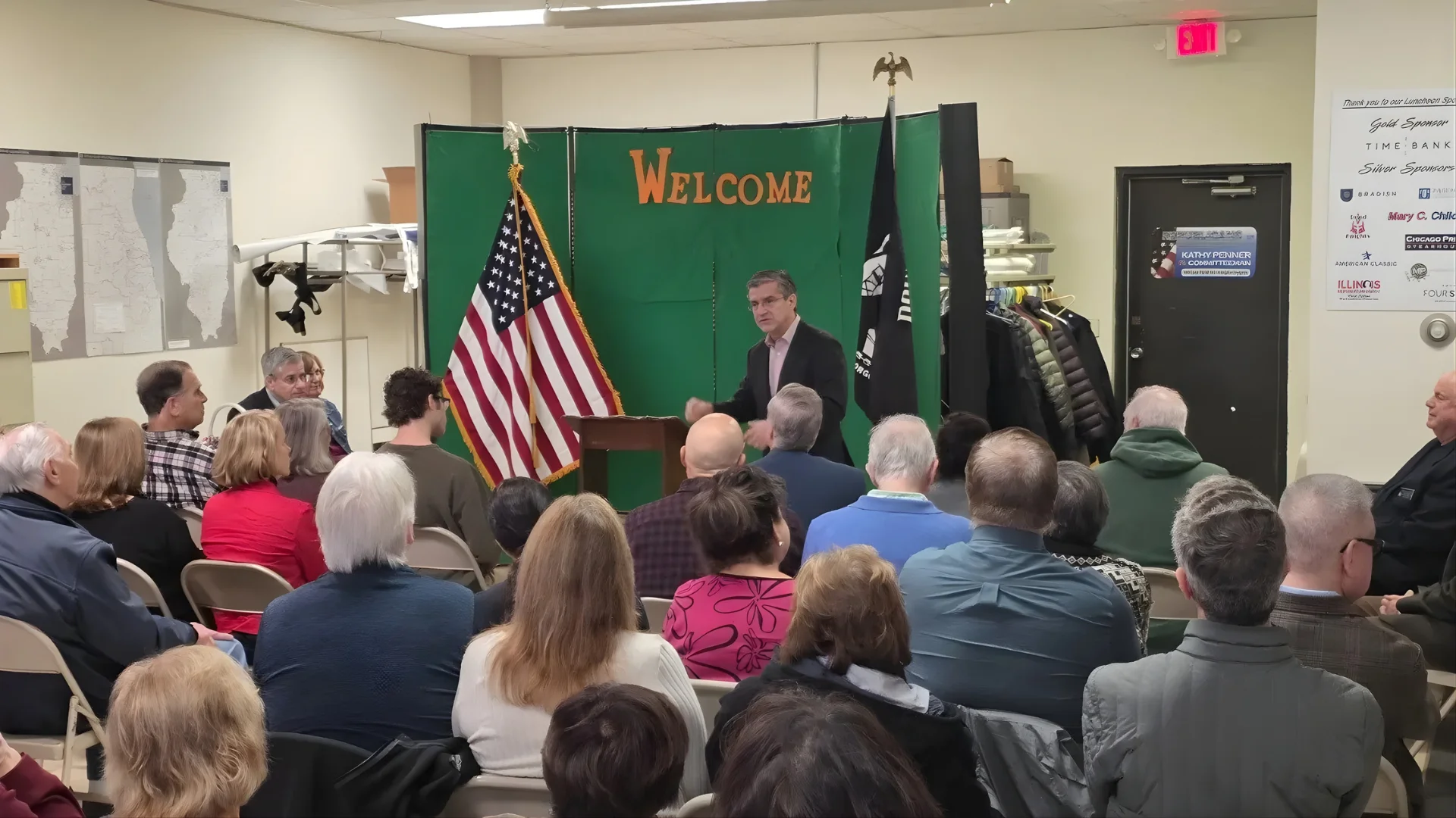 Ted Dabrowski at the Wheeling Township Republican Organization Candidate Forum/Endorsement Session