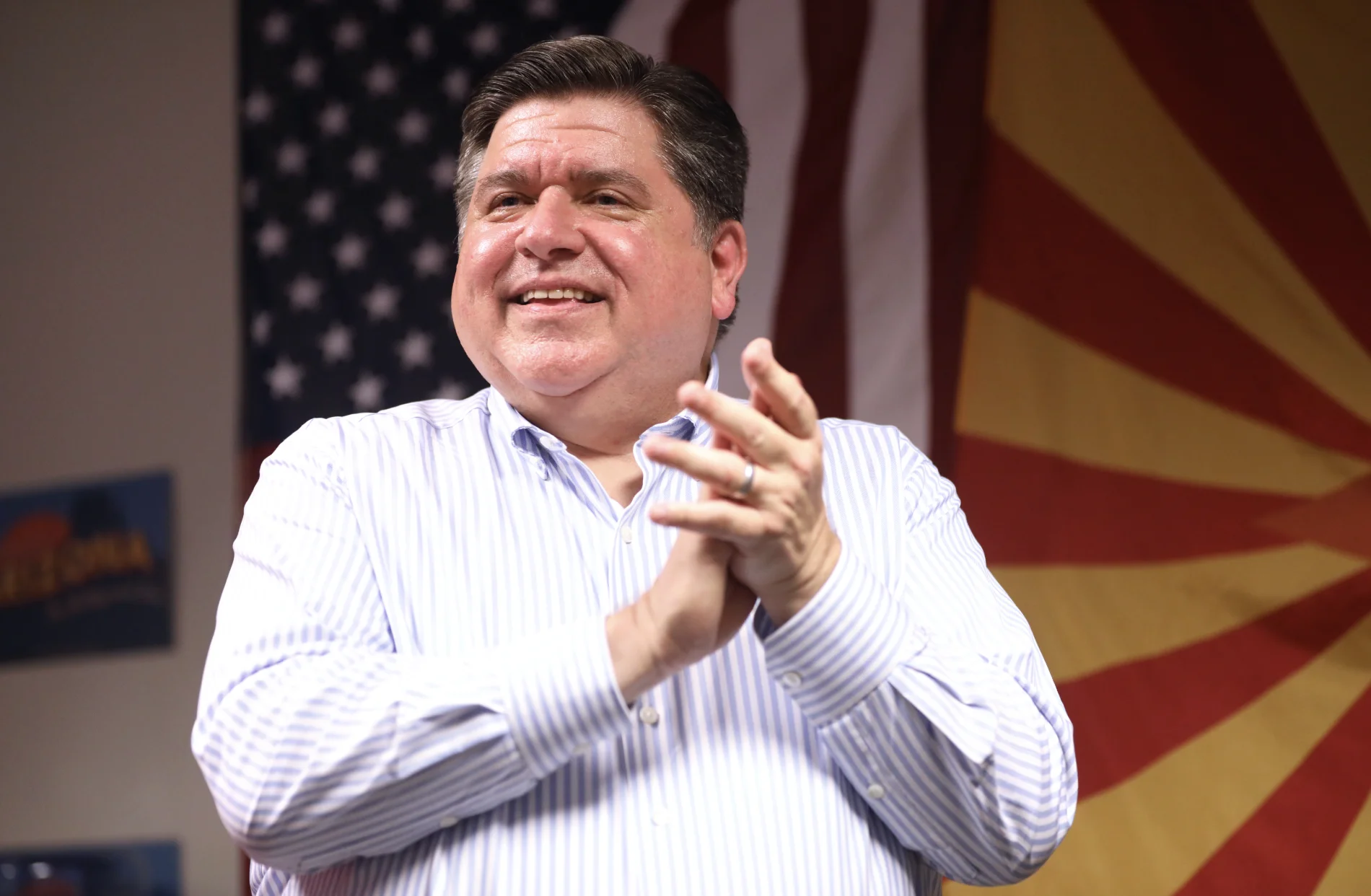 Gov. JB Pritzker is facing a lawsuit alleging his office withheld FOIA-requested communications with Comptroller Susana A. Mendoza. Gov. JB Pritzker is facing a lawsuit alleging his office withheld FOIA-requested communications with Comptroller Susana A. Mendoza.