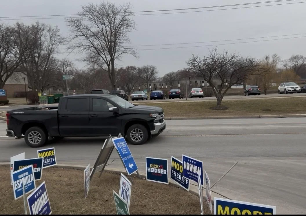 Former GOP committeeman Terry Newsome said he was subjected to intimidation by the driver of this black pickup truck, shown here leaving a Darien polling site. Former GOP committeeman Terry Newsome said he was subjected to intimidation by the driver of this black pickup truck, shown here leaving a Darien polling site.