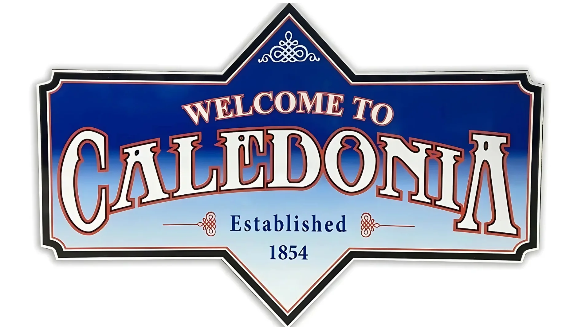 Village of Caledonia, Welcome Sign Photo