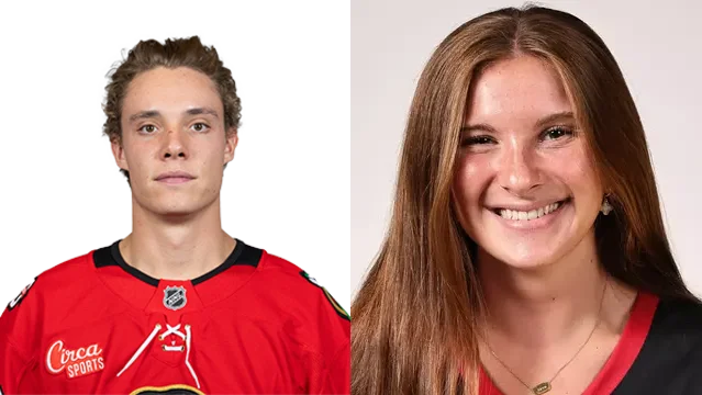 Alex Vlasic and Ally Pape