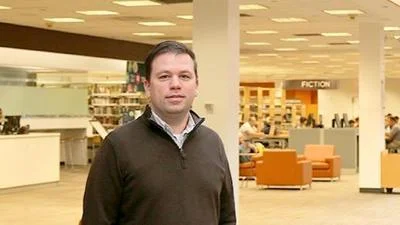 Mike Driskell, Executive Director at the Arlington Heights Memorial Library