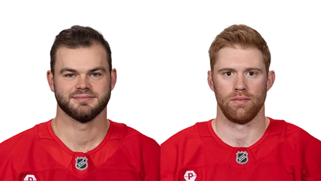 Alex DeBrincat and JT Compher