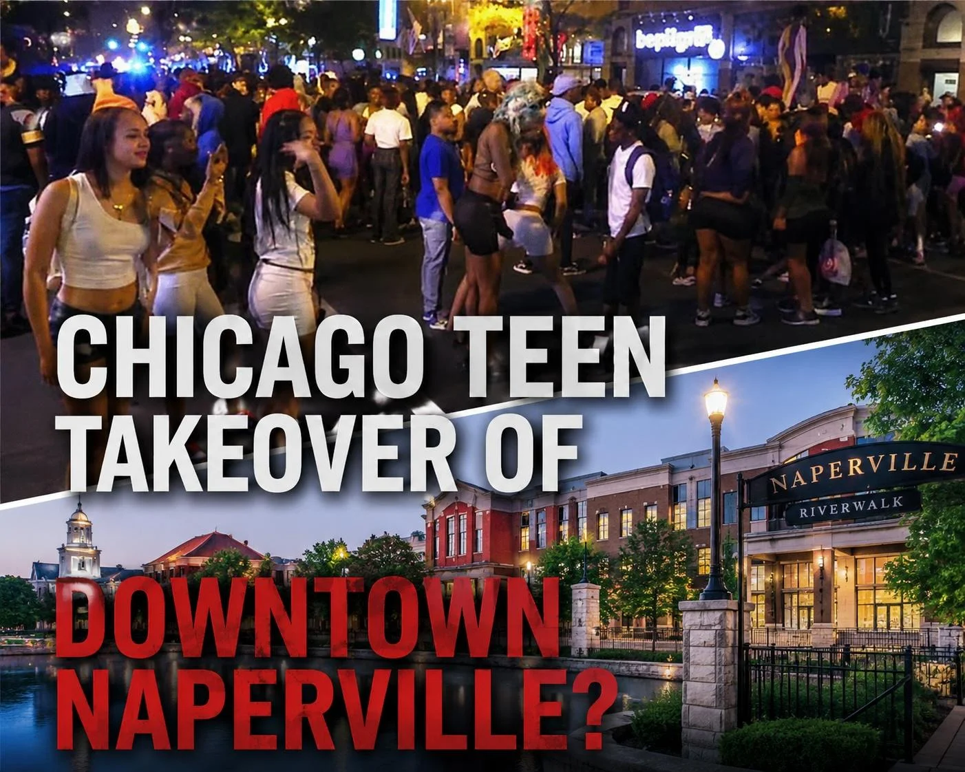 Chicago teens are planning a June 1 takeover of Downtown Naperville.