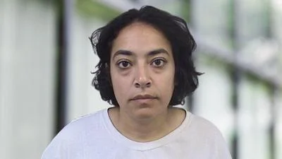 A mugshot of Eman Abdelhadi from Oct. 3, 2025.