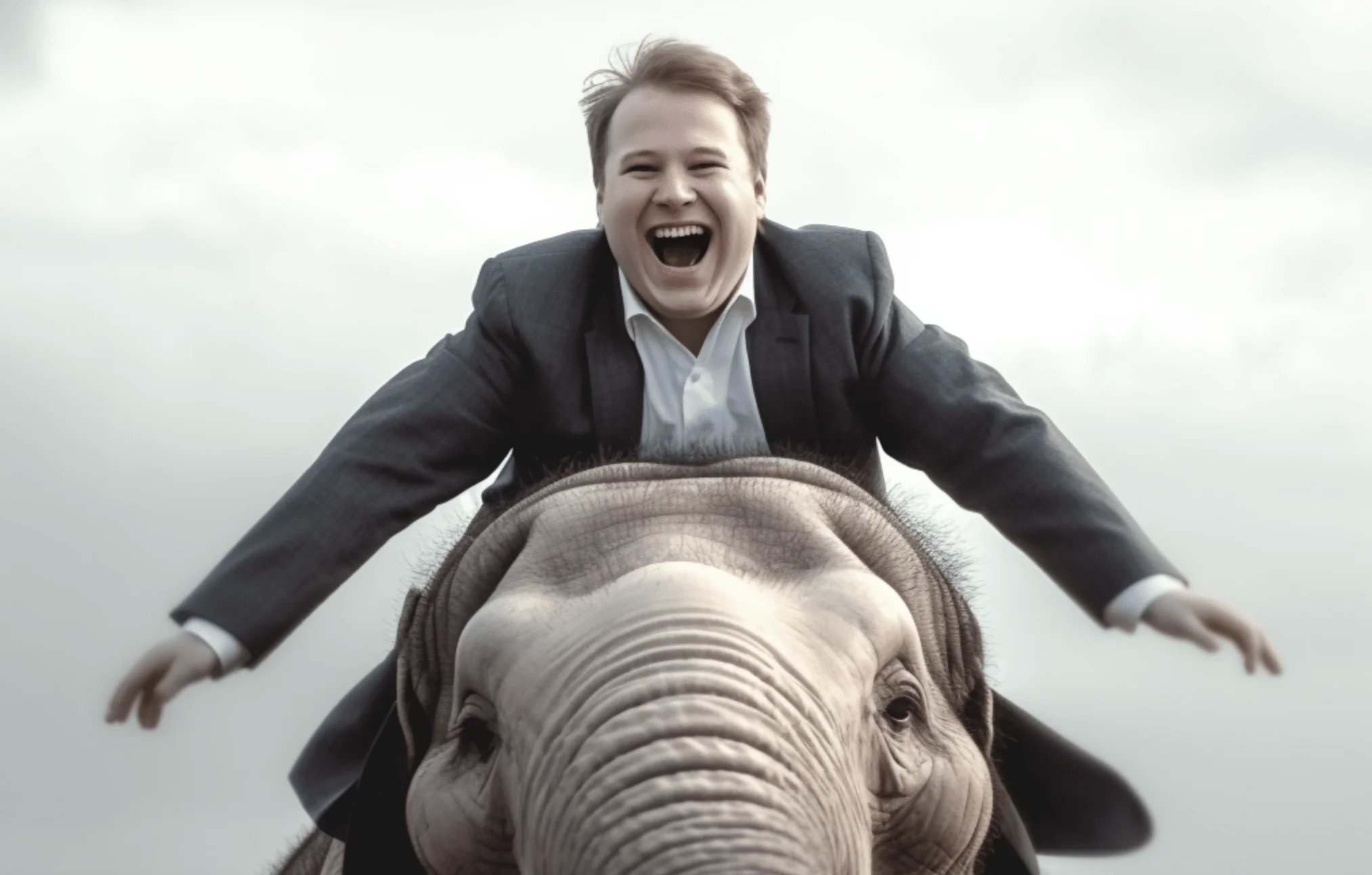 Joe Weiss, co-host of the Lake Forest podcast, in a promotional photo for the podcast.