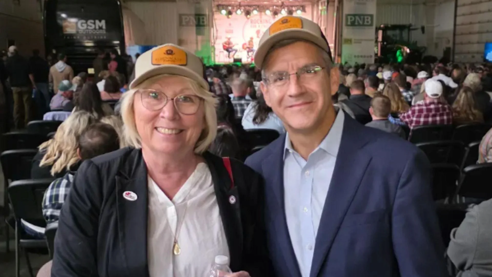 Ted Dabrowski pictured with Illinois GOP Party Chairwoman Rhonda Belford Ted Dabrowski pictured with Illinois GOP Party Chairwoman Rhonda Belford
